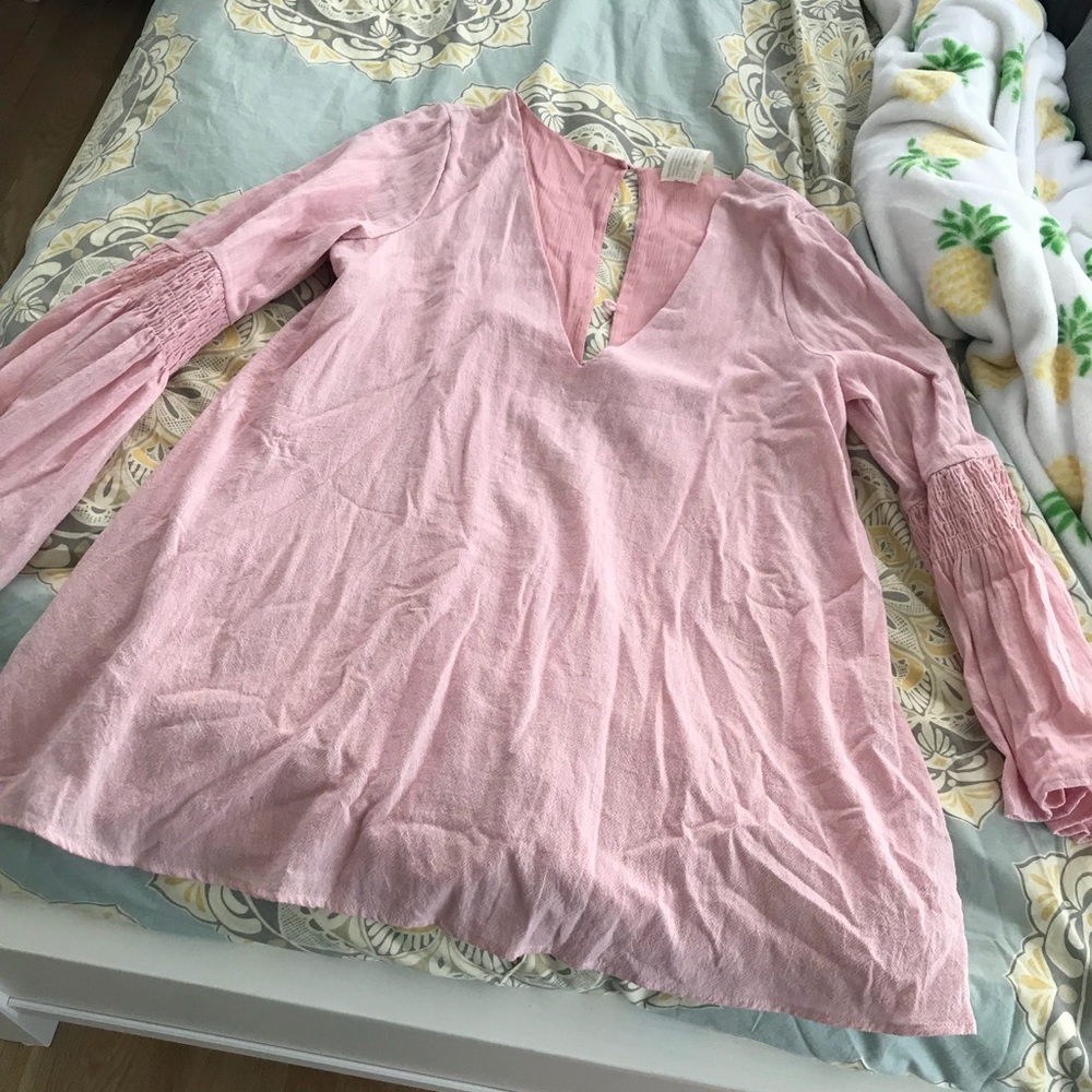 Pink Free People Romper